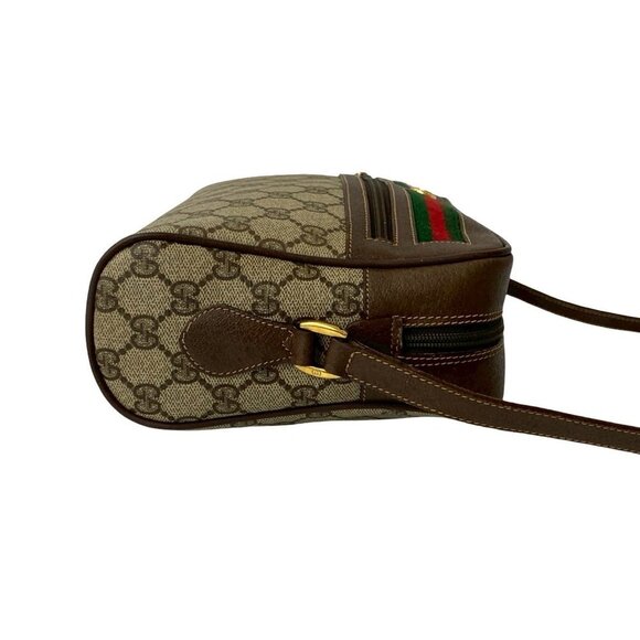 GUCCI Brown Leather Shoulder Bag - Picture 6 of 10